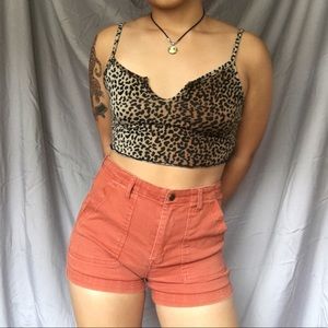 Retro High-waisted Shorts Size 29